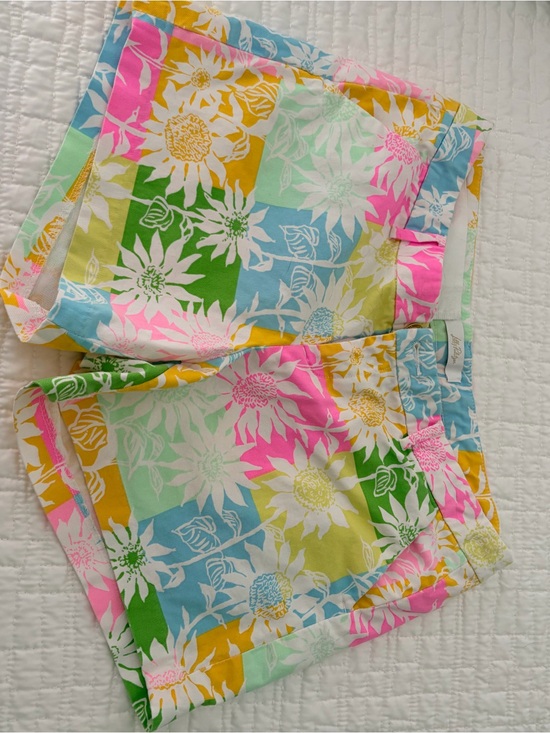 Lilly Pulitzer Pants - Lilly Pulitzer Multicolor Floral Patchwork Cotton Shorts